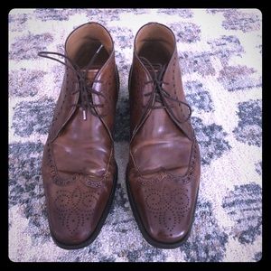 Magnanni Chukka Boot Leather Brown Mens Size 10